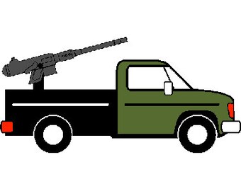 Zombie assault vehicle digital embroidery design, Zombie assault vehicle digitized embroidery design