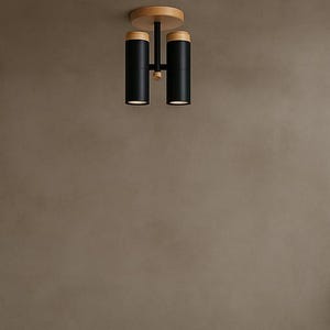 Loft Spot Lamp Ceiling Spotlights Wood and Metal Lamp Modern Pendant Lamp Kitchen Minimalistic Decor Modern Lighting Modern Illumination