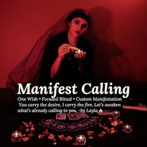 Let Me Manifest For You | Manifestation Ceremony | Manifestation Session | Manifestation Coach, Powerful Ritual, Real Spell, Witchery