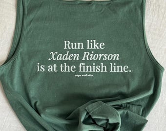 Xaden Riorson Merch - Runners Quadrant Workout Top - Geschenk für Läufer & Leser