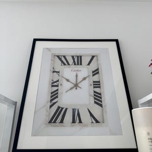 Cartier Watch Digital Wall Decor