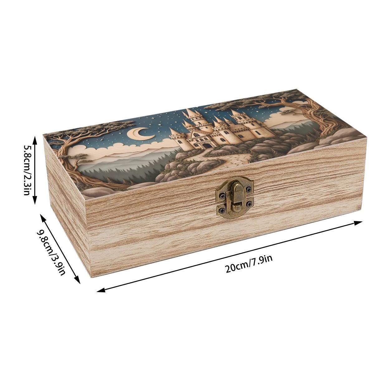 【希少】Treasures of Fantasy BOX Enchanted Castle Wooden Keepsake Box – Fairytale Fantasy Jewelry