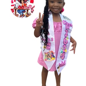 Pre-K Kindergarten Stoles Customized Elementary School Personalized Graduation Stoles