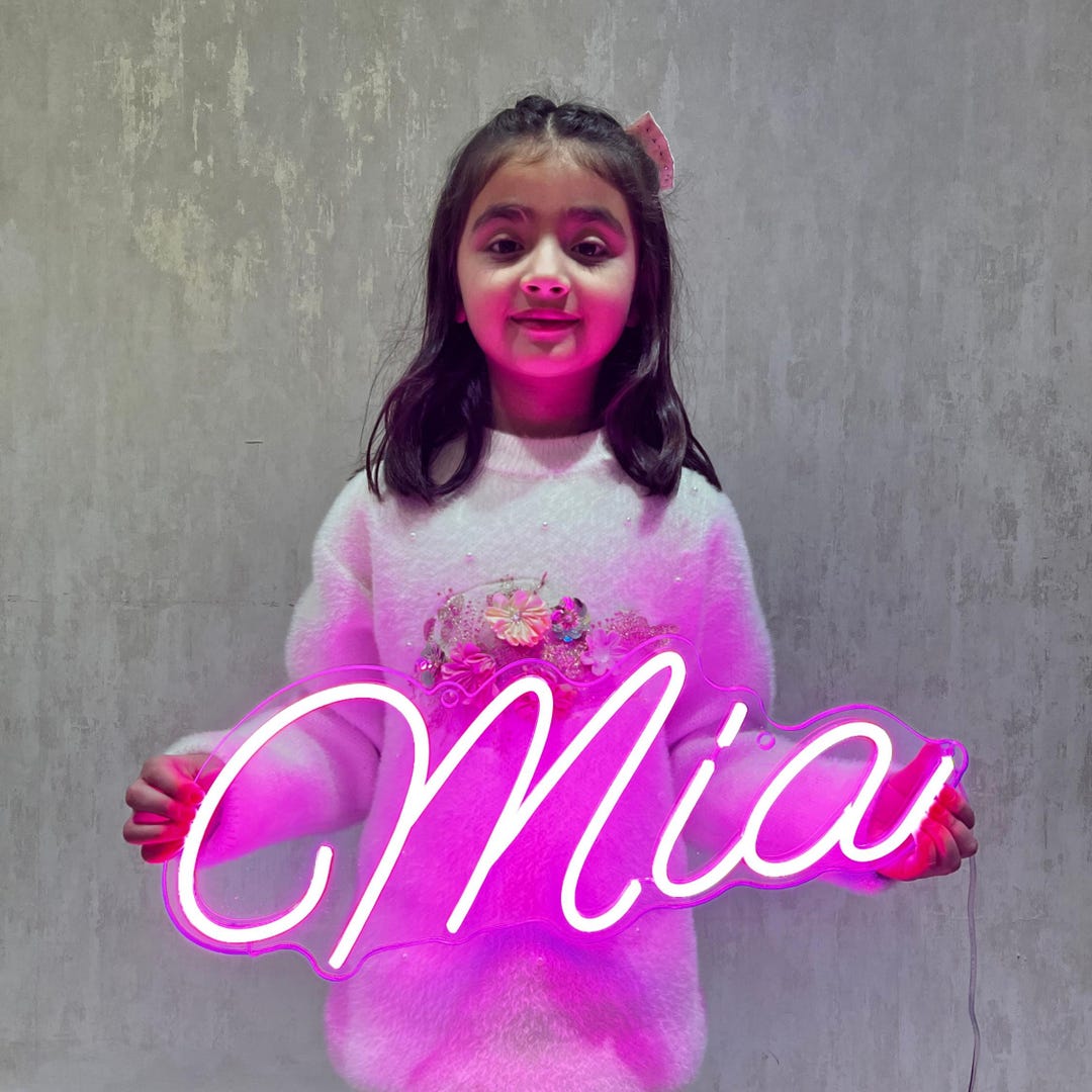 Custom Neon Sign Kids Room Decor, LED Name Signs, Aesthetic Home Decor ...