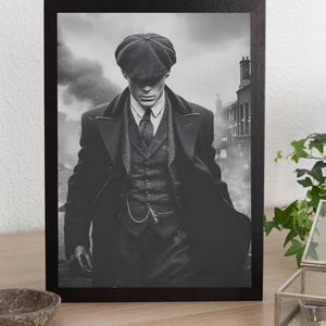 Tommy Shelby Canvas Print: Peaky Blinders TV Series Poster