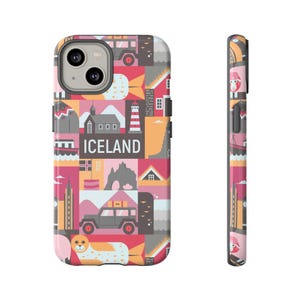 Funda para teléfono "Aventura en Islandia", funda resistente para amantes de los viajes, regalo único para los amantes de los viajes, diseños divertidos para el día a día.