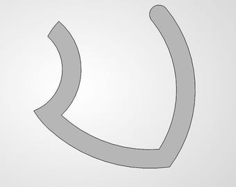 Supporto per cavi di saldatura - File DXF / File per taglio al plasma CNC (Download digitale)