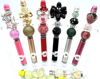 Flashlight Beaded Bling Metal