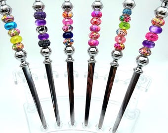 Coupe-papier perlé bling