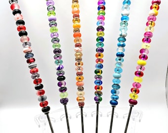 Fairy Garden Stakes light catchers Beaded Bling 12.5"
