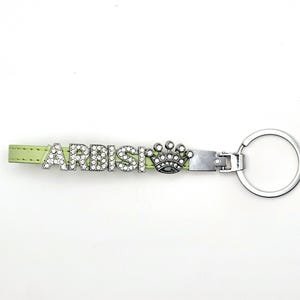 Personalized 8mm slide charm Keychain