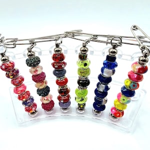 Beaded Bling Friendship Safety Pins