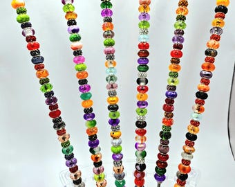 Fairy Garden Stakes Beaded Bling Halloween 13" light catchers