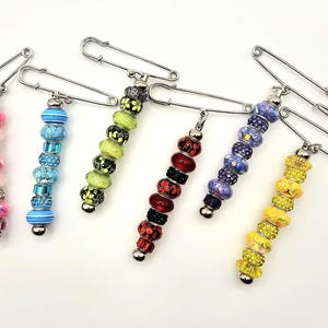 Beaded Bling Friendship Safety Pins