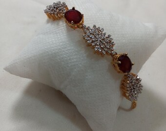 Diamond cut bracelet for girls