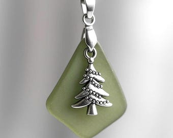 Collana di Babbo Natale e albero di Natale, gioielli per