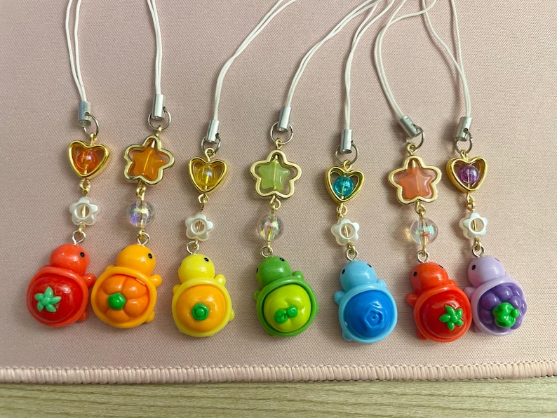 Fruit Turtles - Keychains & Phone Charms! image 7
