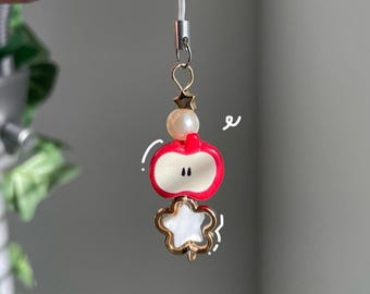 Lucky Apple Star Keychains & Phone Charms!