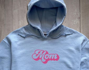 Embroidered  mom  Sweatshirt ,  Mom Crewneck Sweatshirt  Embroidered Mama Sweatshirt, Trendy Mom Apparel Mother's Day, Embroidered Gift