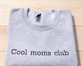 Custom Embroidered T-shirt, Personalized Crewneck, Custom Text Sweatshirt & Hoodie, Embroidered Sweatshirt, Mothers Day Gift
