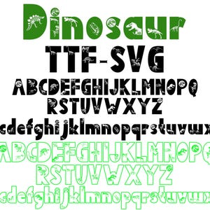Dinosaur Alphabet SVG bundle,Dinosaur Ttf font,Dinosaur Alphabet png, Dinosaur Letters,Dinosaur Cricut Baby Shirt Diy Svg, Dinosaur Font Svg
