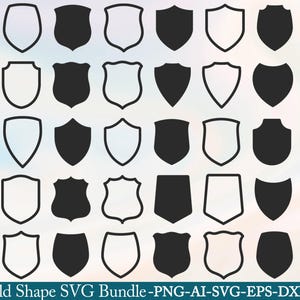 Fichiers SVG de bouclier, fichiers coupés Silhouette de bouclier, fichiers vectoriels de bouclier, vecteur de Badge de bouclier, clipart bouclier, lot de Svg contour bouclier, svg bouclier