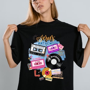 Jesus anthems png, Jesus Anthems Retro Christian Collage, Fruit of The Spirit, Sublimation Designs, Popular Christian PNG Files for Tshirt