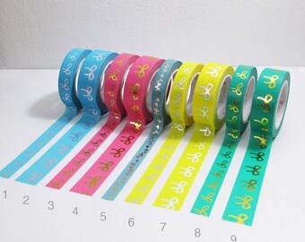 Simplemente Gilded Tropical Washi 24" Muestras para Planificador, Pascua, Graduación, Cumpleaños