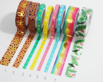 Caja de suscripción simplemente dorada - Wild Heart Washi 24" Muestras para Planificador, Pascua, Graduación, Cumpleaños