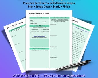 ADHD-examenplanner | Studiesysteem voor examenvoorbereiding voor alle studenten (pdf)