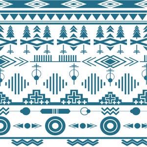 Tribal Seamless Pattern | Ethnic Aztec Digital Design for Fabric & Crafts