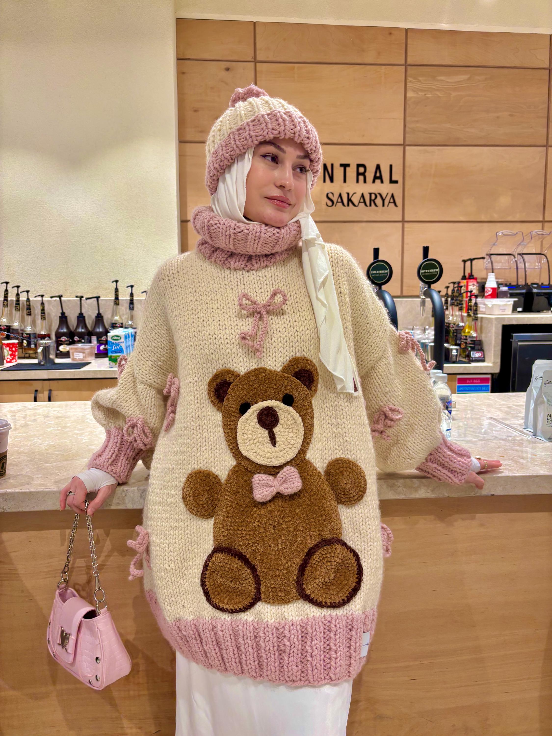 knee length dresses for ladies Women's Panda Kigurumi Pajama Set, Fluffy and Warm, Coral Fleece, Cute and Popular Panda Loungewear Set (Gown + Pants) / L 165-175CM