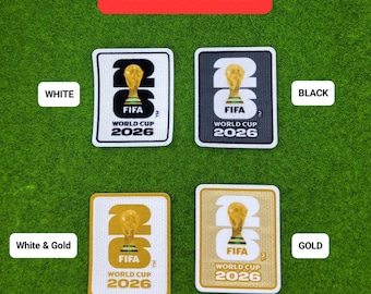 2026 Word Cup USA MEXICO Canada Flock Iron-On Sleeve Patches