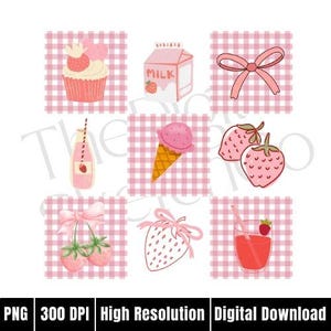 Siatka truskawkowa Summer png, kratka truskawkowa, clipart truskawkowy piknikowy, festiwal truskawkowy png Truskawkowy letni kochanek png preppy design