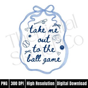Bring mich zum Ballspiel PNG Retro Kokette Baseball Mama PNG Girly Baseball Mama PNG Sport Mama Shirt Design Spieltag Blau Baseball