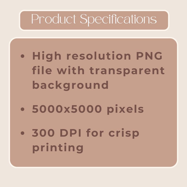 Puede incluir: Especificaciones del producto para un archivo de imagen digital. La imagen es un archivo PNG de alta resoluci&oacute;n con un fondo transparente. La imagen tiene 5000 x 5000 p&iacute;xeles y una resoluci&oacute;n de 300 DPI para una impresi&oacute;n n&iacute;tida.