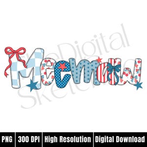 Meemaw Doodle American PNG, Camiseta Meemaw del 4 de julio, Abuela patriótica PNG, Diseño americano, Bandera estadounidense con estrella preppy PNG, Día de los Caídos