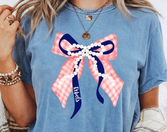 Adretiert kariert benutzerdefinierte Schulteam Schulmaskottchen PNG für Kokette Schulgeist Shirt Personalisierter Sport Tag Mama Design College Football