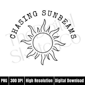 Perseguindo raios de sol png, Sol PNG, Design minimalista, Clipart moderno, Design de sol, Clipart moderno de verão, Design de impressão simples de sol sob demanda