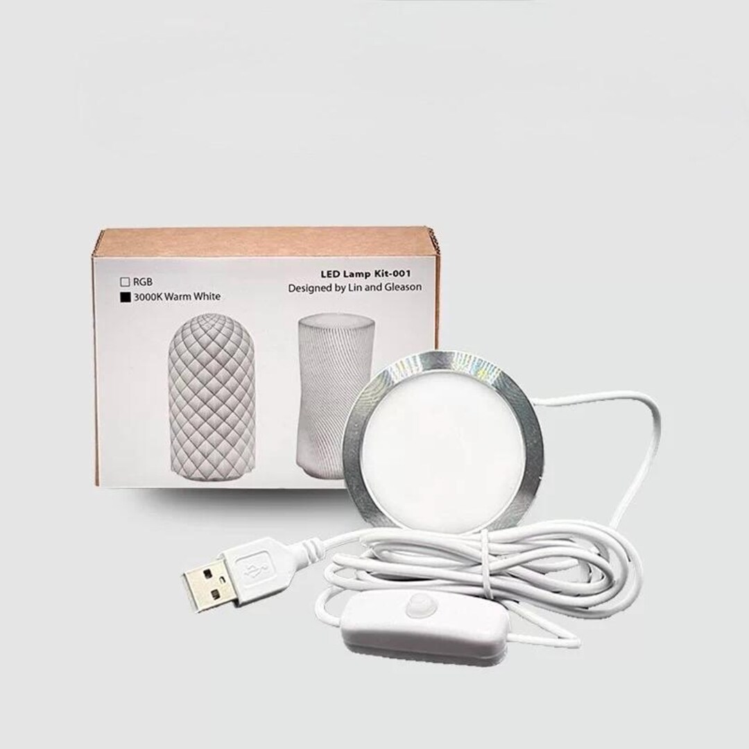 Bambu P1s Howarx 3D Printer LED Lamp Kit 001 V2.0, Compatible With Bambu Lab A1 /A1mini/P1S/P1P/X1C Makerworld Maker's Supply Hardware Kit 5V USB Powered, 3 Color Temperature Adjustable 3d Printer Enclosure