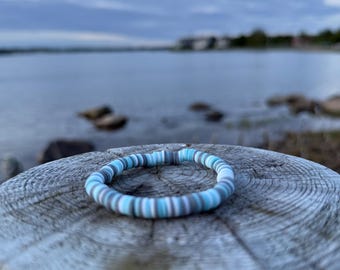 pulseira de contas de argila de tubarão