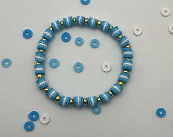 pulseira de contas de argila da costa