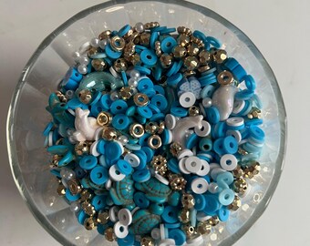 confete de contas do oceano