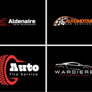 Auto Logo, Car Logo, Automotive Logo, Mechanic Log, Auto Repair Logo, Custom Car Logo, Detailing Logo, Auto Shop Logo, Vehicle Logo,