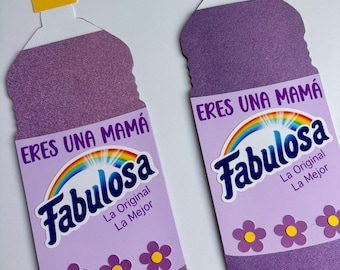 Fabulosa Gift Card Holder | Gift For Mom | Tarjeta De Dinero |Regalo Para Mamá | “Eres Una Mamá Fabulosa”
