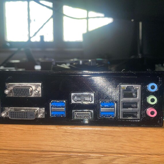 I/O Shield For MSI 990FXA GAMING & 970 GAMING PRO Motherboards - Generic Black IO Plate