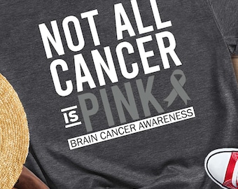 Brain Cancer Awareness Shirt: Support Warrior Survivor
