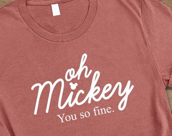 Oh Mickey Shirt, Disney Mickey Mouse Shirt, Disney Vacation T-Shirt, Disneyland Tee Shirt, Disneyworld Shirts, Disney Shirt for Women