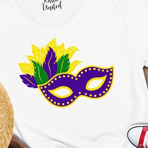 Carnival Mardi Gras Mask Shirt, New Orleans Beads Parade Shirt, Mardi Gras Carnival Shirt, Mardi Gras Fat Tuesday Gift, NOLA Beads Parade