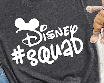 Disney Squad Shirt, Disney Friend Shirt, Matching Disney Shirt, Disney Group Shirts, Walt Disney Shirts, Disney Trip Shirt, Disney Squad Tee